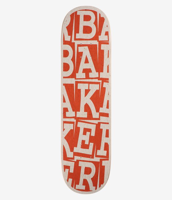 Baker Peterson Ribbon Stack B2 8.38" Planche de skateboard (red)