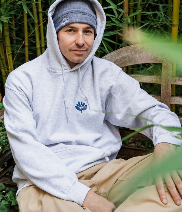 Magenta Classic Plant Bluzy z Kapturem (ash)