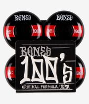 Bones 100's-OG #19 V4 Ruote (black red) 52mm 100A pacco da 4