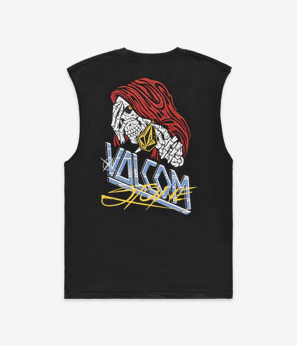 Volcom Dropped This Sleeveless T-Shirt (antique black)