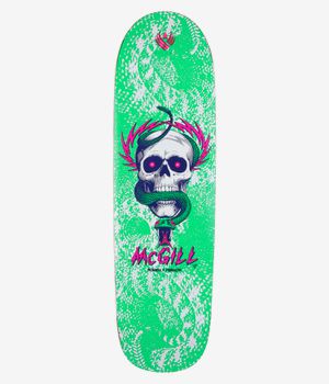 Powell-Peralta McGill Skull & Snake Flight Shape 218 9.01" Planche de skateboard (green white)
