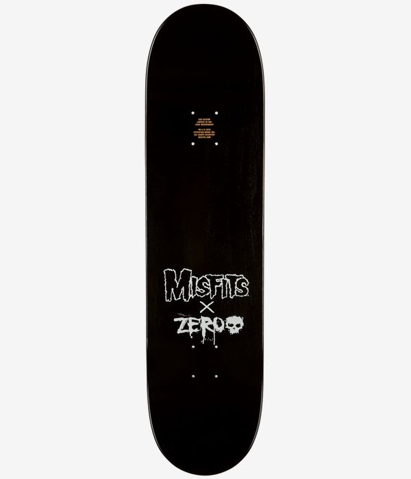 Zero x Misfits Fiend Skull 8.25" Planche de skateboard (black white)