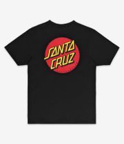 Santa Cruz Classic Dot Chest T-Shirty (black)
