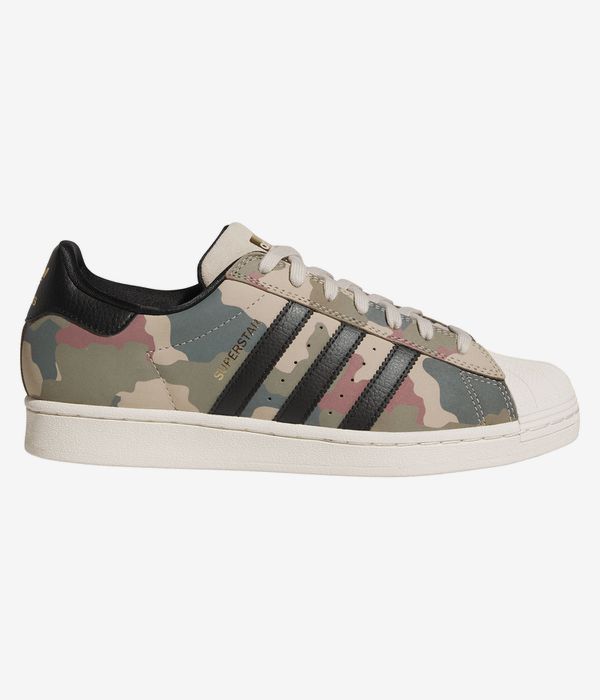 adidas Skateboarding Superstar ADV Schuh (khaki three core black chalk whi)