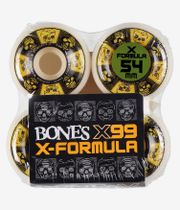 Bones Black & Gold X Formula V6 Kółka (white) 54 mm 99A czteropak