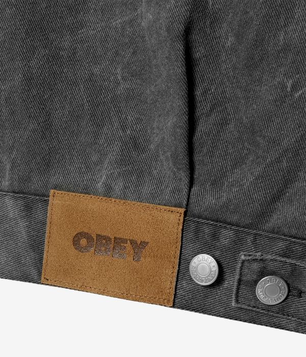 Obey Workman Jacket (black wrinkle wash)