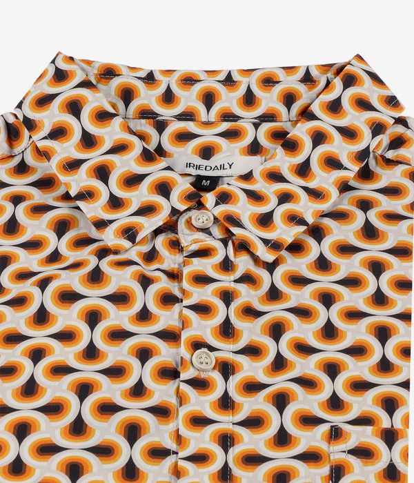 Iriedaily Resort SSL Shirt (brown orange)