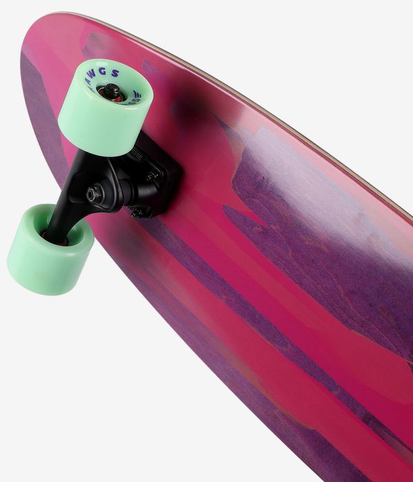 Landyachtz Groveler Hypercarve 32.5" (82,5cm) Complete-Longboard Surfskate (purple)
