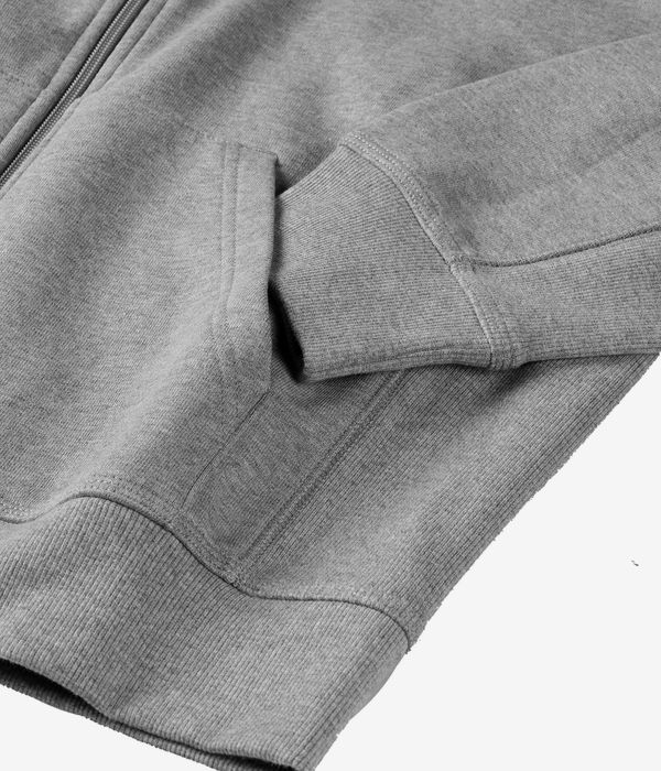 Carhartt WIP American Script Bluza z Kapturem na Zamek (grey heather)