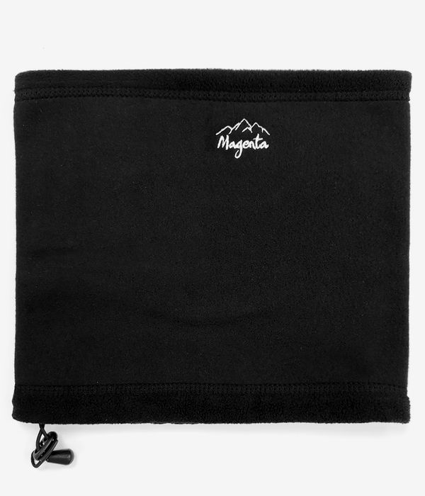 Magenta Convertible Fleece Beanie (black)