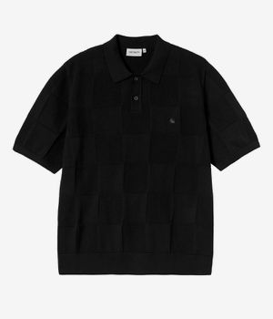 Carhartt WIP Checker Polo-Shirt (black)