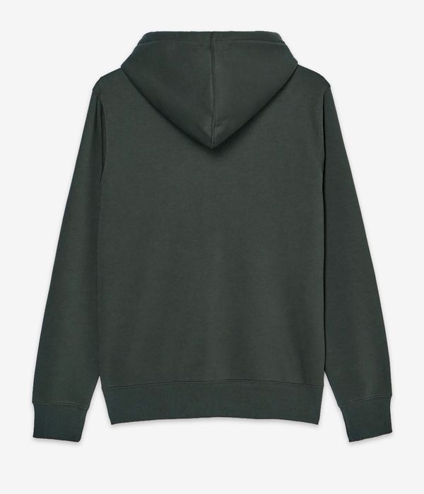 Element Icon Embroidery Zip-Hoodie (deep forest)