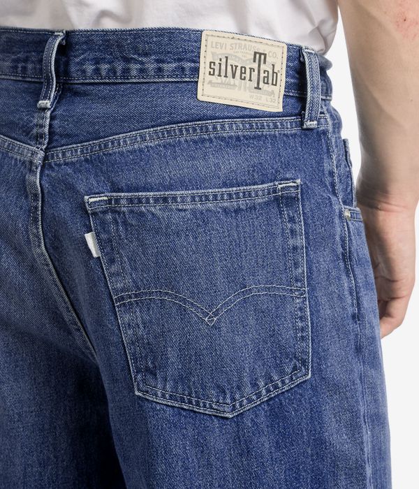 Shop Levi's Silvertab Loose Jeans (dark indigo worn in) online | skatedeluxe