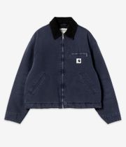 Carhartt WIP W' OG Detroit Organic Dearborn Jacket women (dark navy black stone canvas)