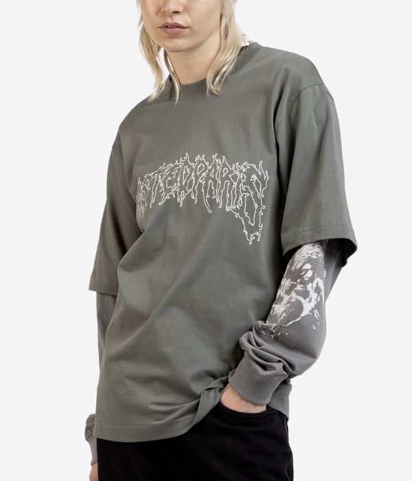 Wasted Paris Varg T-Age Long sleeve (faden green)