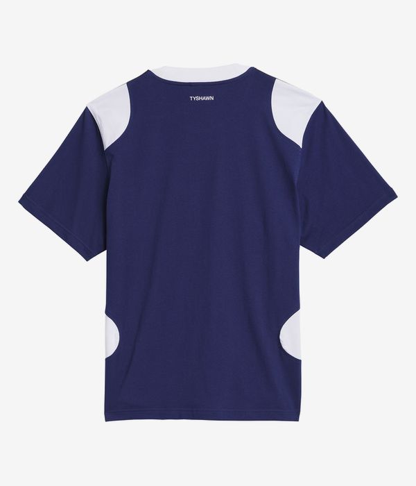 adidas Tyshawn T-shirt (dark blue white)