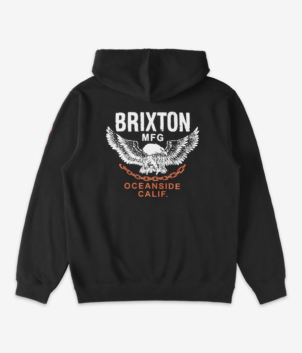 Brixton Waller Bluzy z Kapturem (black)