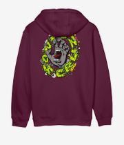 Santa Cruz Slime Cream sweat à capuche (dark cherry)