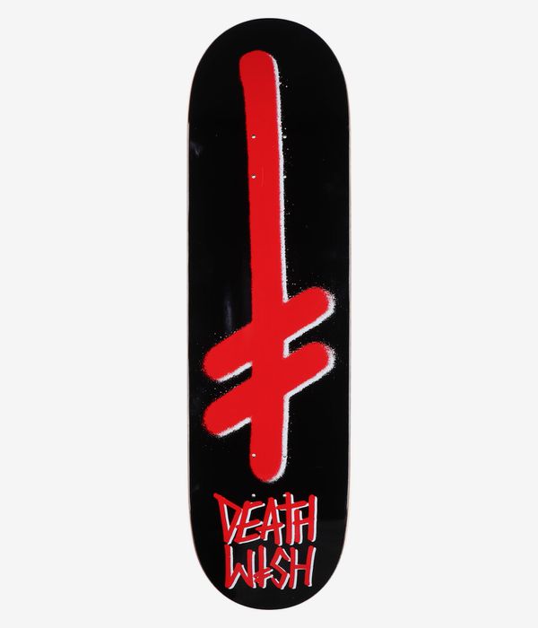 Deathwish Gang Logo 8.6" Skateboard Deck (black red)