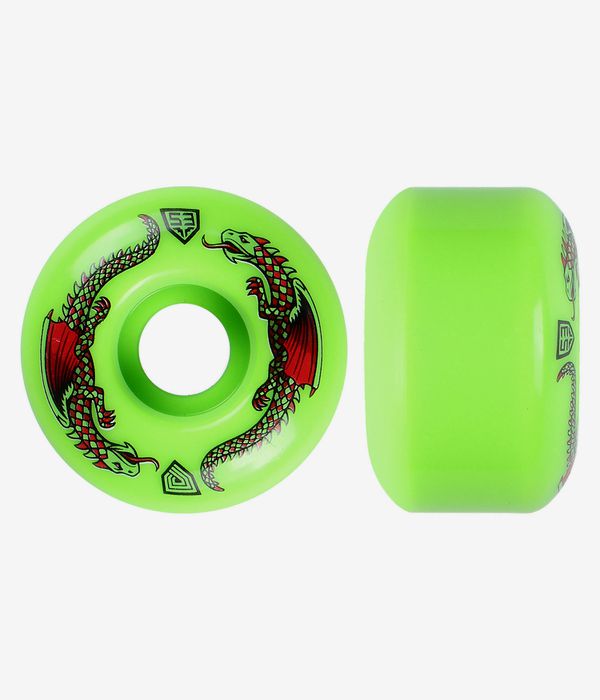 Powell-Peralta Dragons V4 Wide Wheels (green) 53 mm 93A 4 Pack