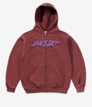 Butter Goods Amplify Zip-Sweatshirt avec capuchon (washed russet)