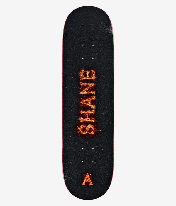 April O'Neill Fire 8.38" Planche de skateboard (black orange)