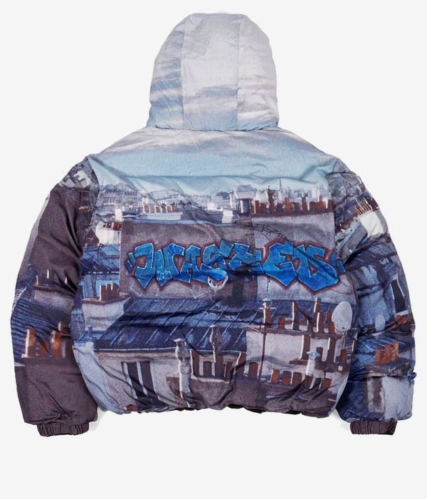 Wasted Paris Elevation Puffer Jacket reversible (black multi)