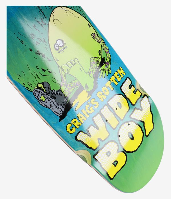 Heroin Skateboards Questions Rotten Wide Boy 10.75" Skateboard Deck (multi)