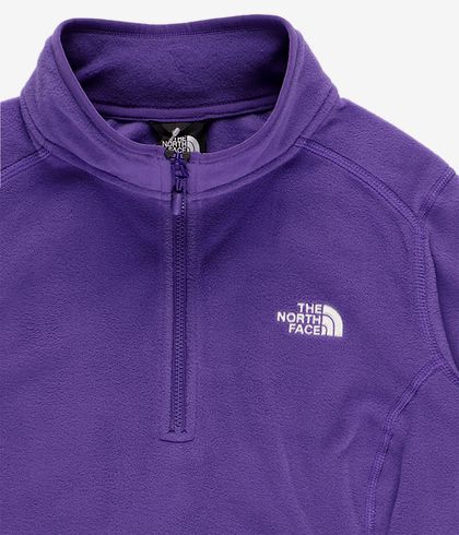 The North Face 100 Glacier 1 4 Zipper Sweatshirt Women Peak Purple Buy At Skatedeluxe