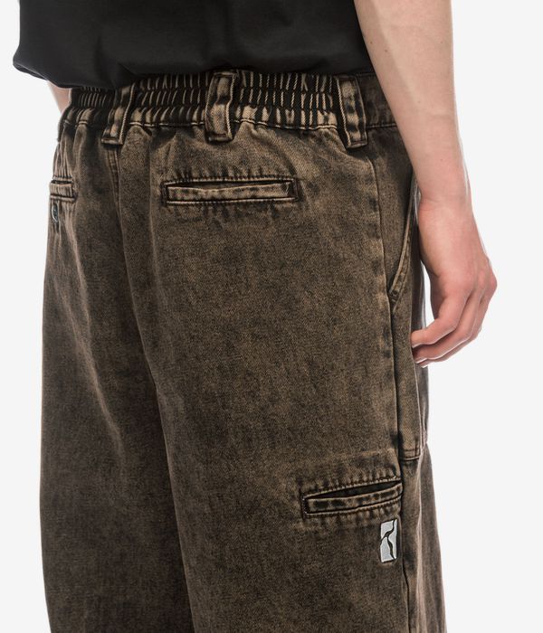 Poetic Collective Painter Jeans (brown acid denim wash)