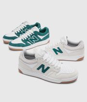 New Balance Numeric 480 Shoes (white green)