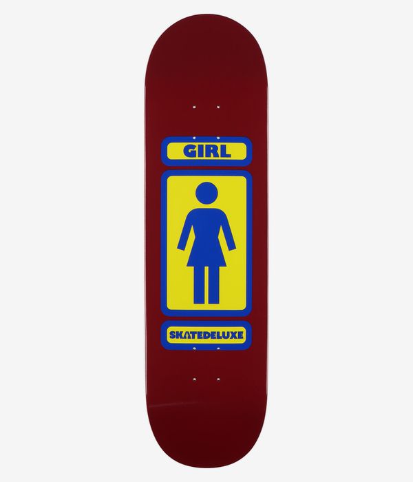 skatedeluxe x Girl 93 Til 8.5" Skateboard Deck (red)