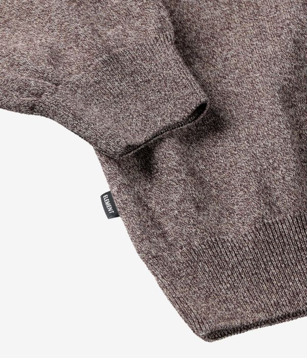 Element Icon Embroidery 1/4-Zip Sweatshirt (bronze heather)