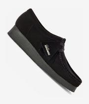 Clarks Originals Wallabee Shoes (black suede)