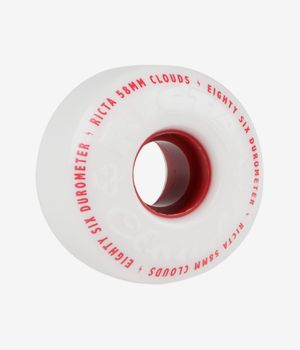 Ricta Clouds 58mm Rollen (white red) 4er Pack