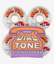Dial Tone Chatter Standard Roues (white) 53mm 99A 4 Pack