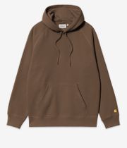 Carhartt WIP Chase sweat à capuche (chocolate gold)