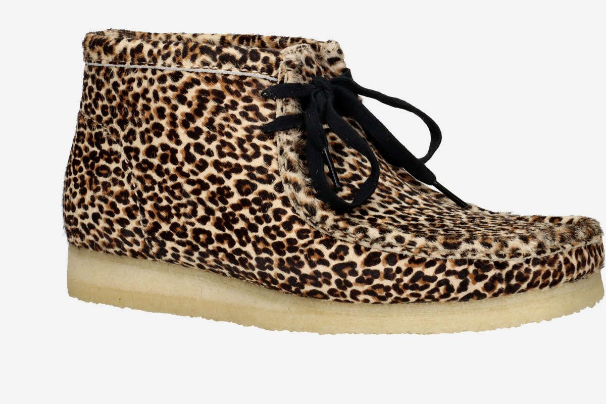 Clarks Originals Wallabee Boot Schoen (leopard print)