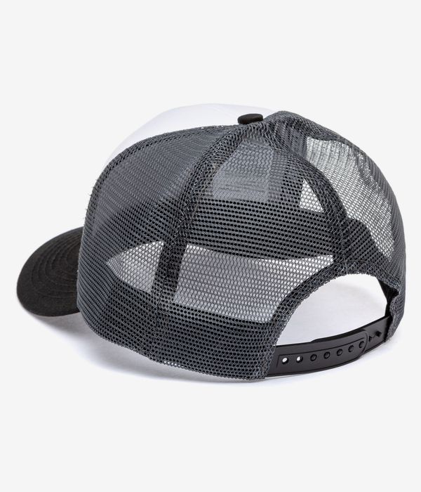 Santa Cruz Flaming Dice Dot Meshback Cap (white grey)