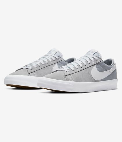 Nike Sb Zoom Blazer Low Pro Gt Schuh Wolf Grey White Wolf Kaufen Bei Skatedeluxe