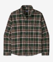 Patagonia LW Fjord Flannel Hemd (cozy cabin treeline green)