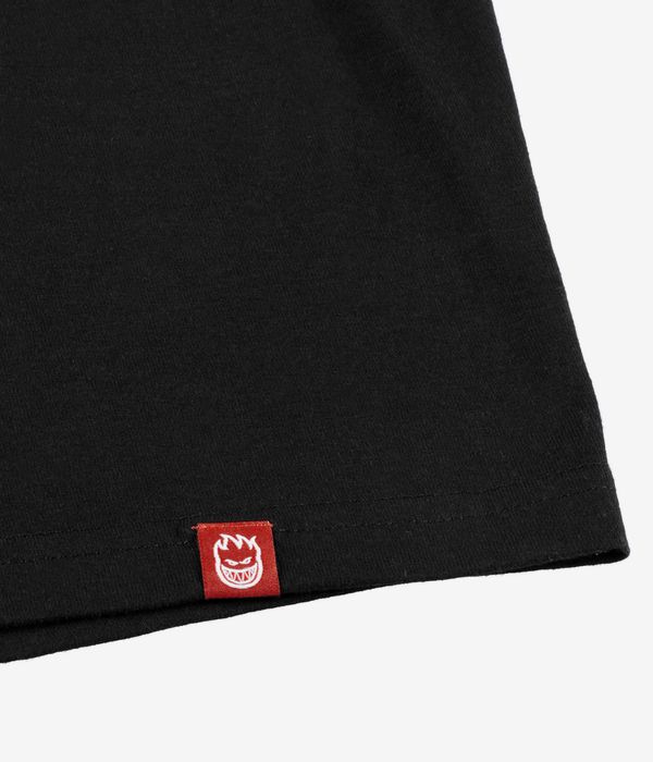 Spitfire Rough Scribble Bighead Longsleeve (black red)