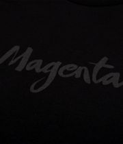 Magenta Script Camiseta (black)
