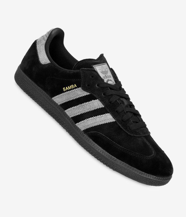 adidas Skateboarding Samba ADV Shoes (core black grey four gold)