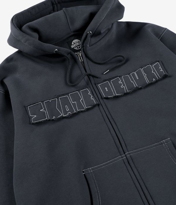 skatedeluxe Application Zip-Hoodie (slate grey)