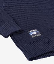 Anuell Willem Organic Knit Troyer Sweatshirt (navy)