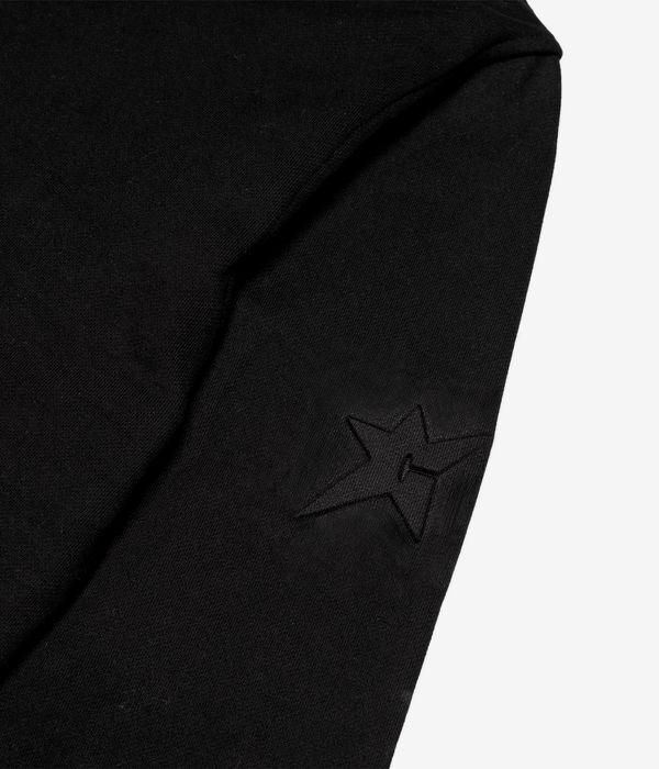 Carpet Company C-Star Embossed Zip-Sweatshirt avec capuchon (black)