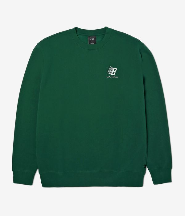 HUF x Bronze 56k Logo Sweatshirt (forest green)