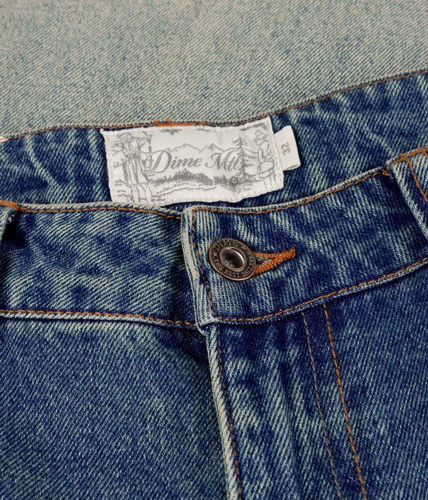 Dime Classic Baggy Denim Vaqueros (dipped sandblasted indigo)