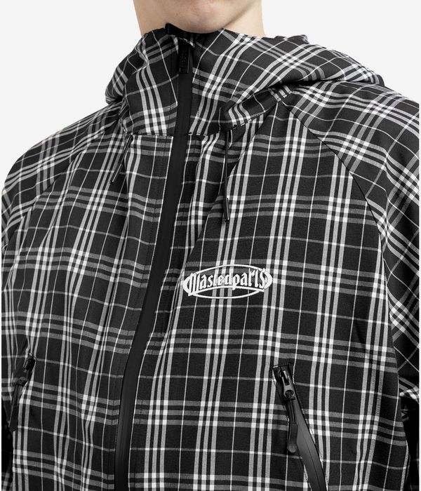 Wasted Paris Yard Tartan Kurtka (black white)